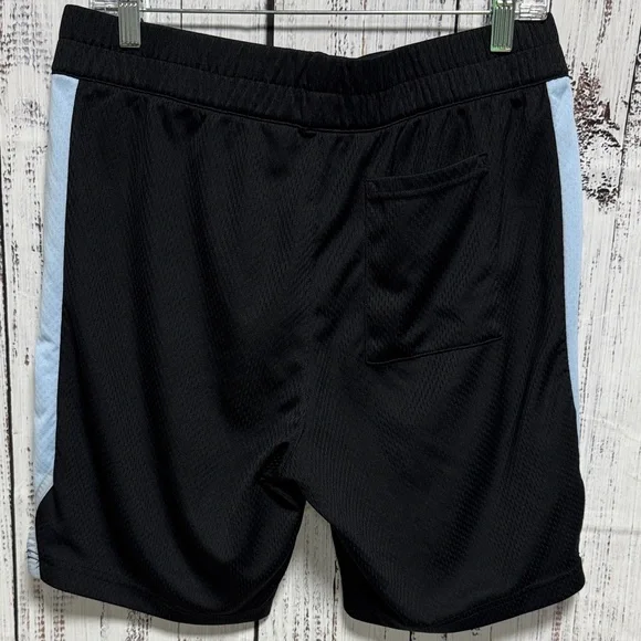 Adidas Black Shorts with Blue Accents - Picture 4 of 5